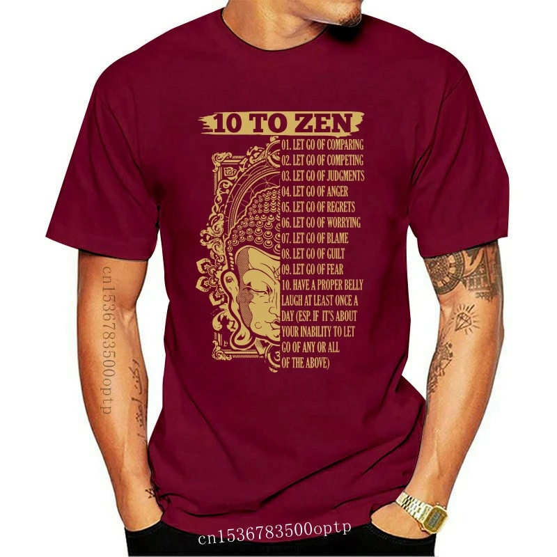 Yeni Erkek t shirt 10 Zen zen meditasyon buda tişörtleri Kadın t-shirt 0
