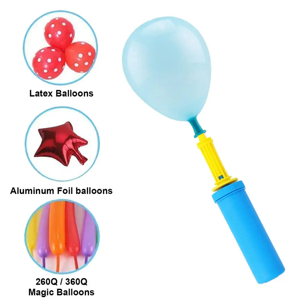 2 yollu Balon Pompası El Iatable Parti Düğün İçin Çift yönlü Eylem Büyük Kapasiteli Dayanıklı Ve Yüksek Kaliteli Su Geçirmez 0