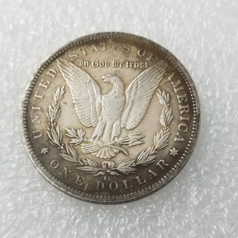 Amerikan 1885 Ranger Kafatası Gümüş Kaplama hatıra parası Koleksiyonu hatıra parası Hediye Mücadelesi Coin 1