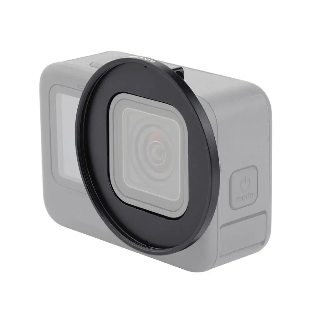 PULUZ 52mm UV Lens Filtre Adaptör Halkası GoPro Hero11 Siyah / HERO10 Siyah / HERO9 Siyah Kamera Fotoğrafçılığı UV Filtre Lens Kapağı 1