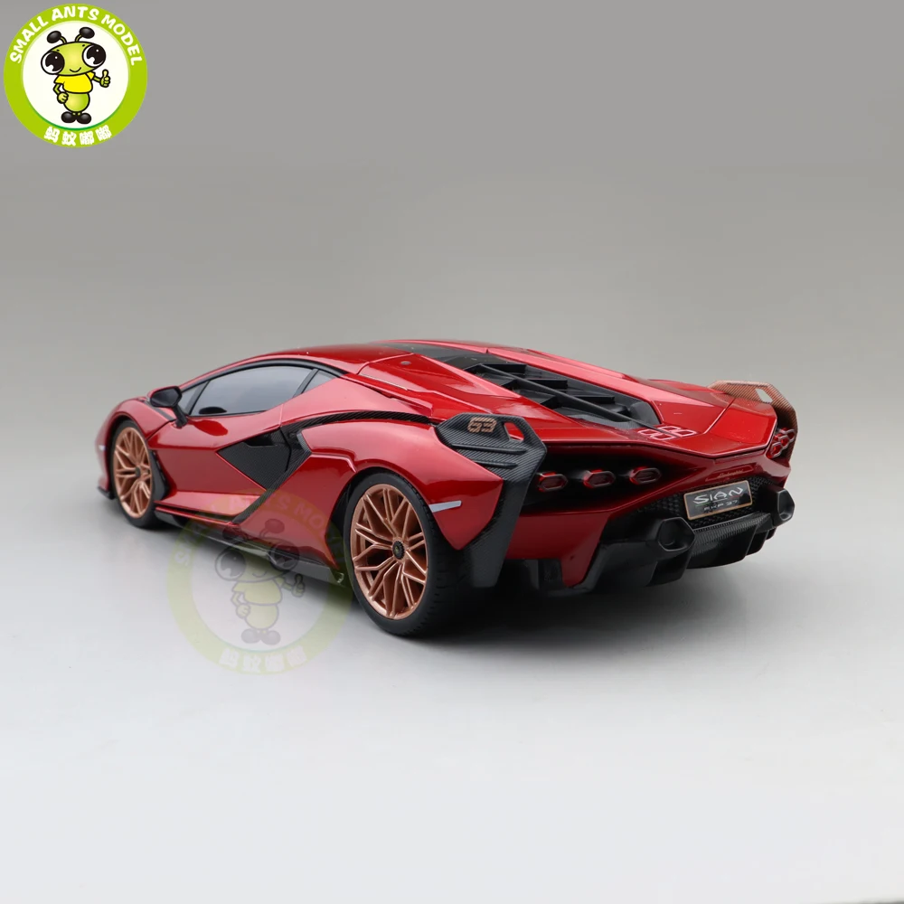 1/18 Lamborghini Sıan FKP 37 Bburago 11046 pres döküm model araba Oyuncaklar Erkek Kız Doğum Günü Hediyeleri 1