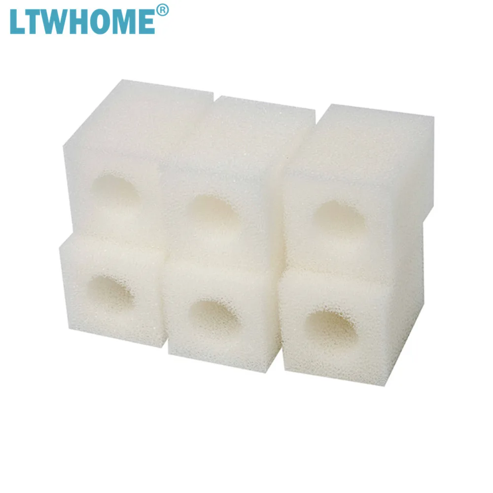 LTWHOME 6 paket Uyumlu kartuş filtre Köpükler için Yedek Fit Eheım 2617080 Pickup 60 2008 akvaryum filtresi 1
