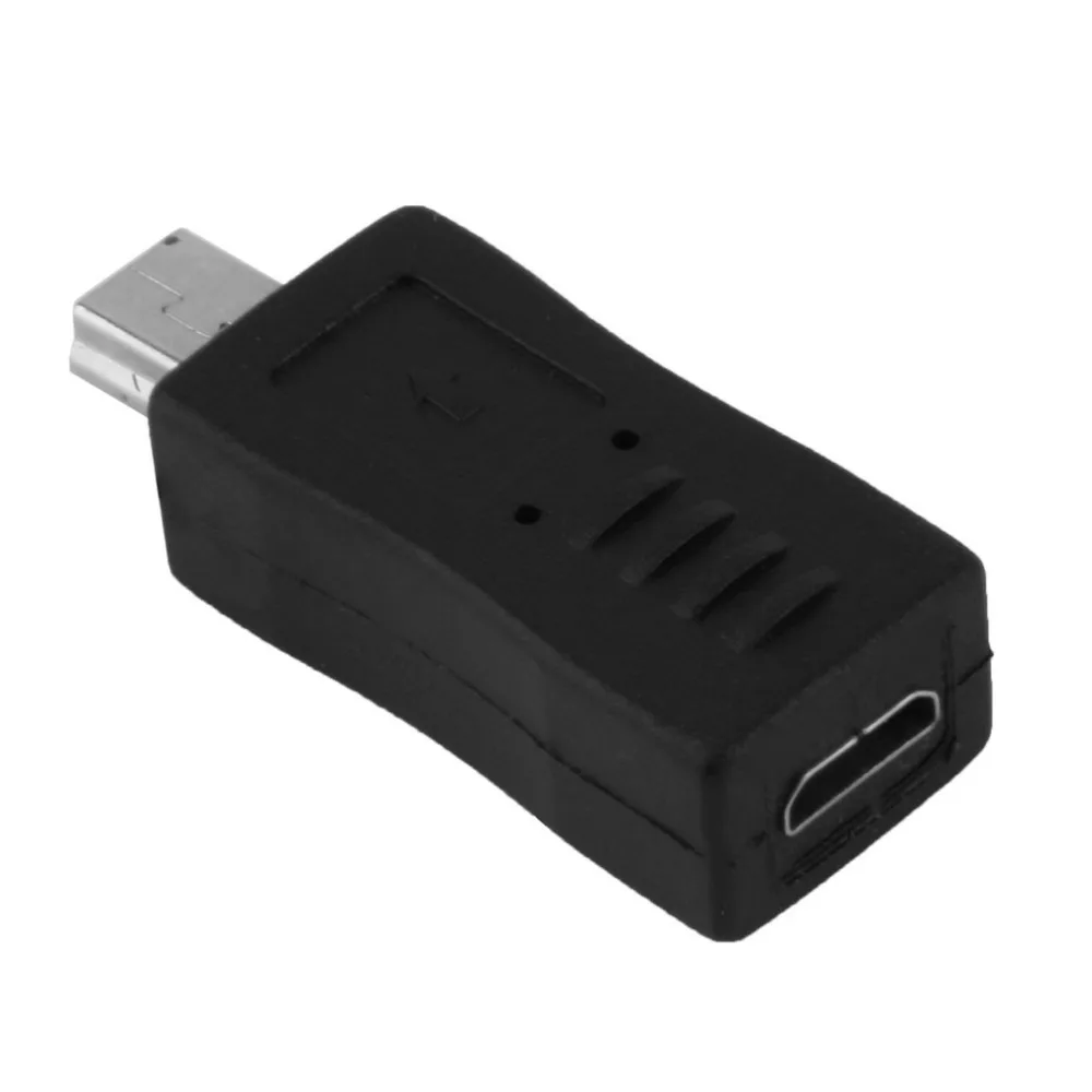 2 ADET Mikro USB Erkek Mini USB Dişi Adaptör Konnektör Dönüştürücü Adaptör Cep Telefonları için MP3 2