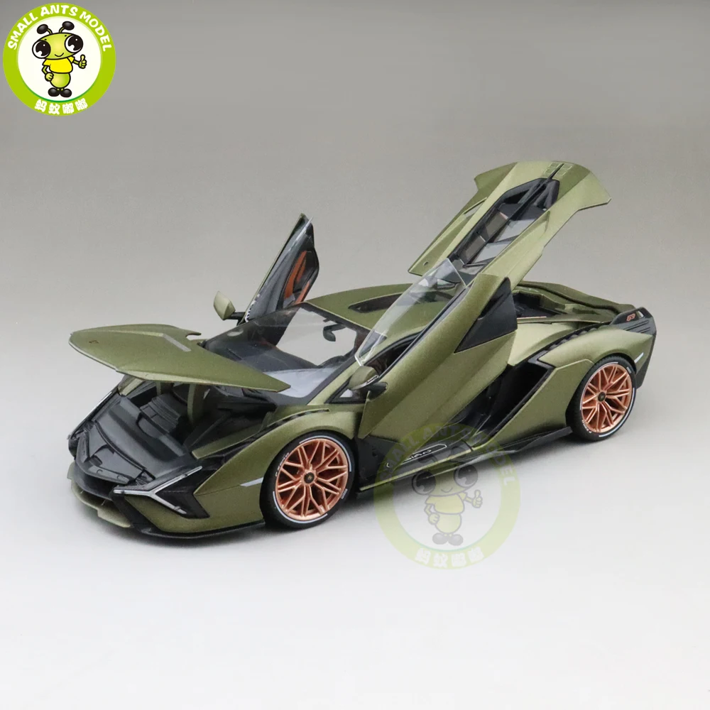 1/18 Lamborghini Sıan FKP 37 Bburago 11046 pres döküm model araba Oyuncaklar Erkek Kız Doğum Günü Hediyeleri 2