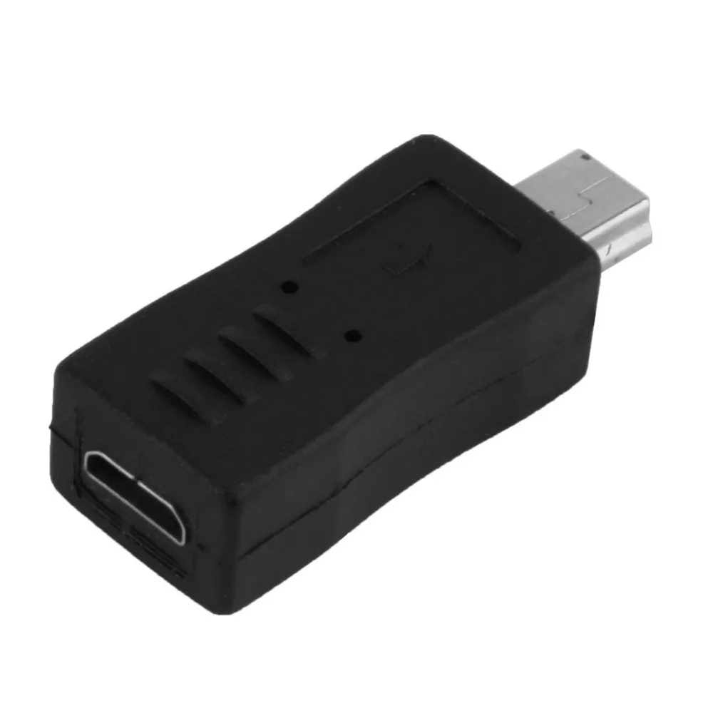 2 ADET Mikro USB Erkek Mini USB Dişi Adaptör Konnektör Dönüştürücü Adaptör Cep Telefonları için MP3 3