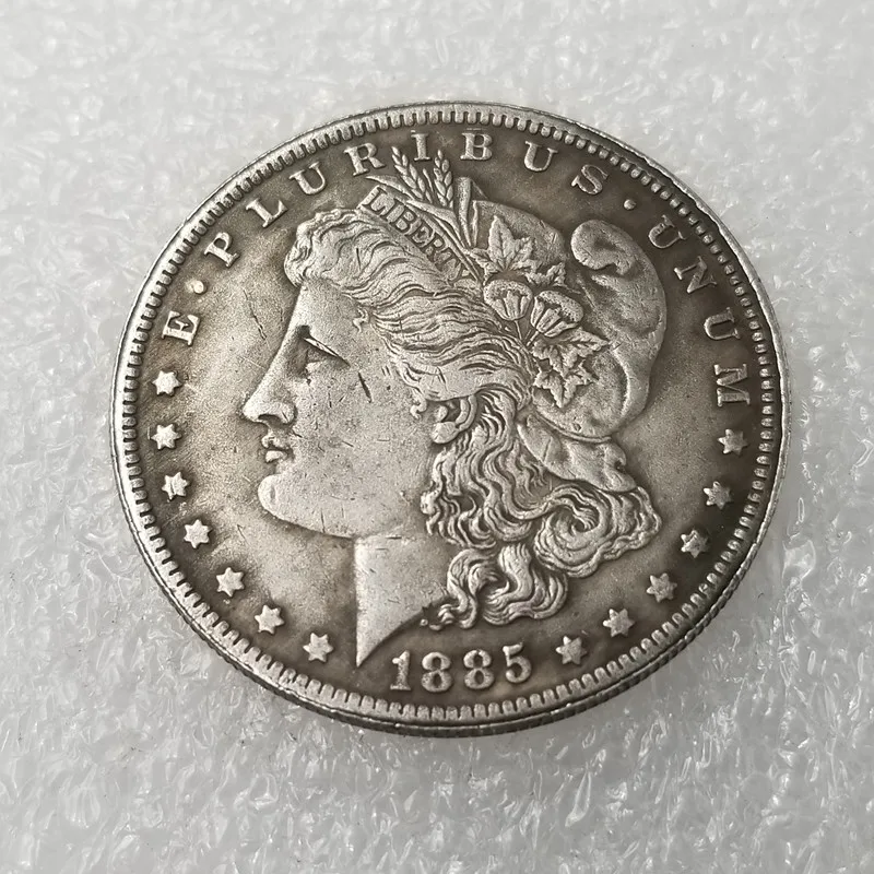 Amerikan 1885 Ranger Kafatası Gümüş Kaplama hatıra parası Koleksiyonu hatıra parası Hediye Mücadelesi Coin 3
