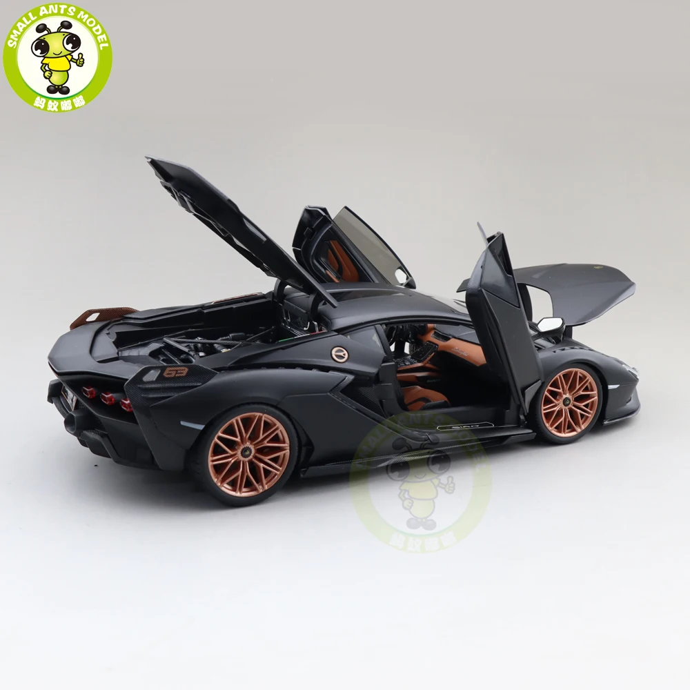 1/18 Lamborghini Sıan FKP 37 Bburago 11046 pres döküm model araba Oyuncaklar Erkek Kız Doğum Günü Hediyeleri 3