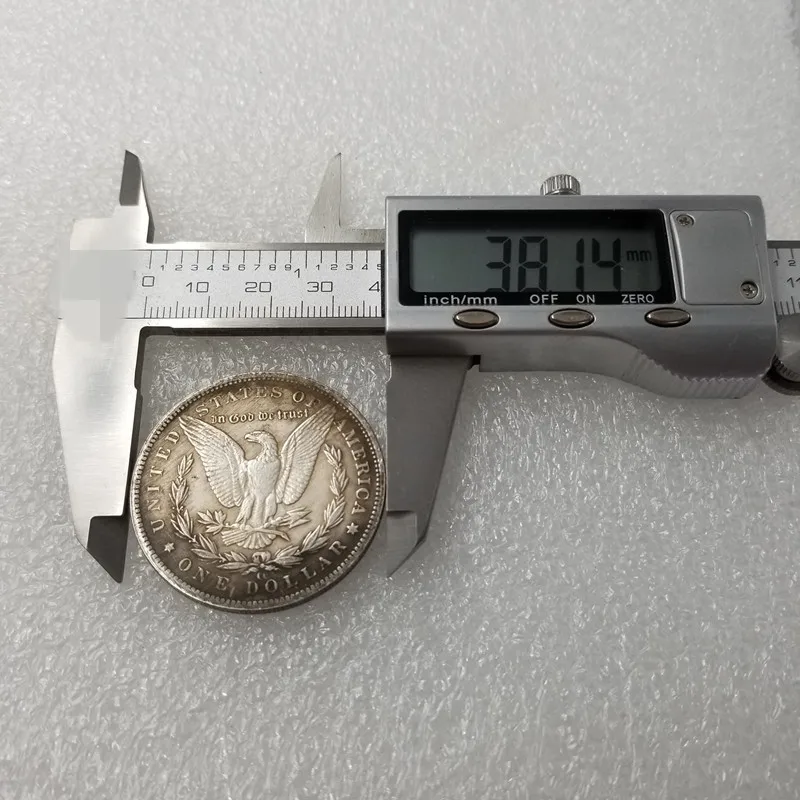 Amerikan 1885 Ranger Kafatası Gümüş Kaplama hatıra parası Koleksiyonu hatıra parası Hediye Mücadelesi Coin 4