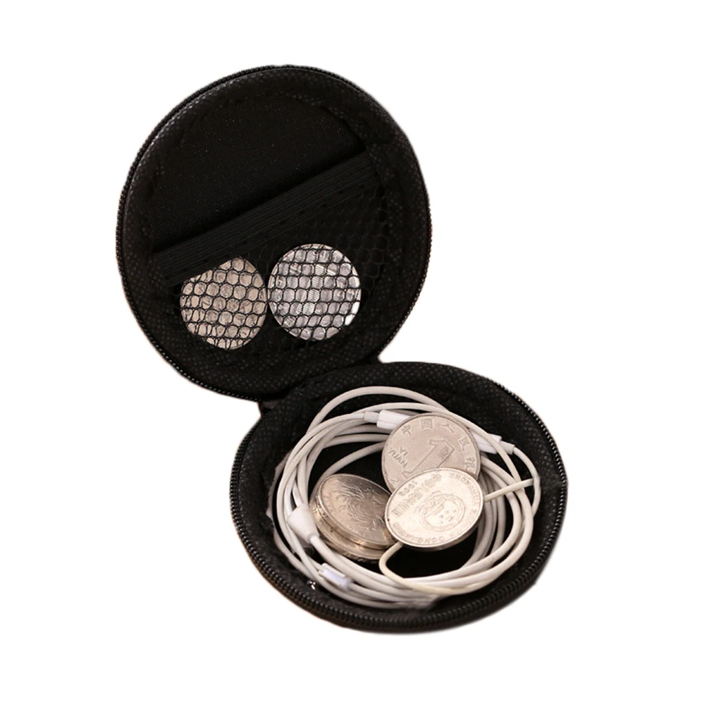 1 adet EVA Mini Taşınabilir Kulaklık çantası bozuk para cüzdanı Kulaklık USB kablosu saklama kutusu Cüzdan Taşıma kılıf çanta Kulaklık Aksesuarı 4