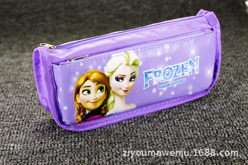 Disney Dondurulmuş büyük kapasiteli çift katmanlı karikatür kalem kutusu kırtasiye malzemesi saklama çantası şeker renk anime okul malzemeleri hediyeler 4