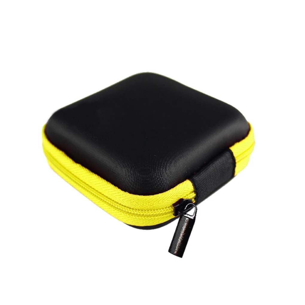 1 adet EVA Mini Taşınabilir Kulaklık çantası bozuk para cüzdanı Kulaklık USB kablosu saklama kutusu Cüzdan Taşıma kılıf çanta Kulaklık Aksesuarı 5