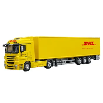 1/50 Ölçekli alaşım Konteyner kamyon DHL Sinotrans Dun Howe Yüksek Simülasyon diecast kamyon modeli çocuk oyuncağı hediye koleksiyonu ekran