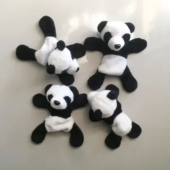 1 adet Sevimli Yumuşak Peluş Panda Buzdolabı buzdolabı mıknatısı Sticker Ev Dekor Hatıra Hayvan Karikatür Duvar çocuk oyuncakları Hediyeler Çıkartmalar