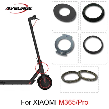 1 takım elektrikli scooter bilek kiti xiaomi M365 ve Pro 6 parçalı kase, top, direksiyon tertibatı, plastik halka