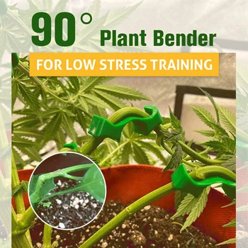 10 Adet 90 Derece Bitki Bükücüler Eğitmen Büyüme Manipülasyon Öğretmenler Bitkiler İçin Klipler Bükme Dal Kelepçeleri Şube Aksesuarları