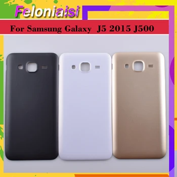 10 Adet / grup Samsung Galaxy J5 2015 J500 J500F J500H J500M muhafaza pil kapağı arka kapak Kılıf Arka Kapı Kasa Kabuk