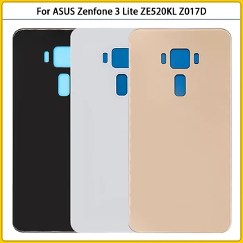 10 ADET Yeni ASUS Zenfone 3 Lite Için ZE520KL Z017D Z017DA Z017DB Pil arka kapak Arka Kapı Cam Panel Konut Case Değiştirin