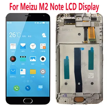 100 % Orijinal Kalite LCD + Çerçeve MEİZU M2 Not Lcd yedek parça ekran MEİZU M2 Not LCD Digitizer Meclisi