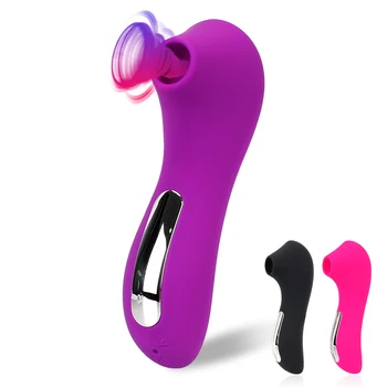 12cm Küçük Cep Emme Vibratörler Kadınlar için Masturbator Klitoris Enayi Meme Anal Oyuncaklar Oral Yetişkin Ürün Erotik Seks Shop