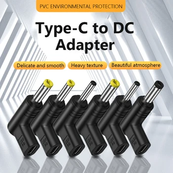 15V Dönüştürücü Adaptör PVC Tip C DC Jack Tak şarj adaptörü Çok Fonksiyonlu PD Tip-C Dişi DC Erkek Adaptör Yönlendirici için