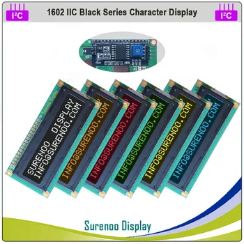 1602 IIC I2C Karakter LCD Modül Ekran Dispaly LCM Paneli Arduino için Siyah üzerine Daha Fazla Renk