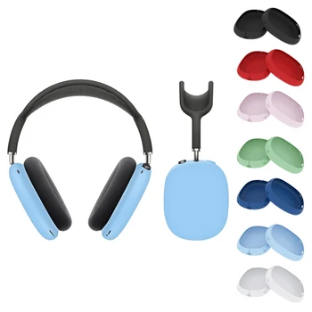 2 Adet / çift Kulak Pedleri Koruyucu Airpods Durumda Max Bluetooth Silikon Kulak Kapakları kulaklık kutusu Kulak Yastıkları Uçları Kulak Yastıkları Aksesuarları