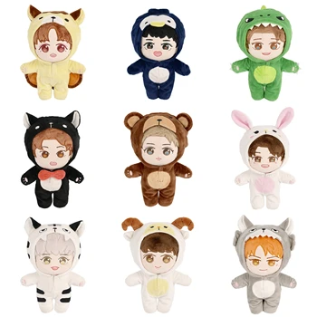 20 cm EXO peluş bebek BAEKHYUN CHEN KAİ YATIYORDU SEHUN D. O. CHANYEOL SUHO XIUMIN Kore pop Yıldızı Hayranları Destek Dolması oyuncaklar hediyeler