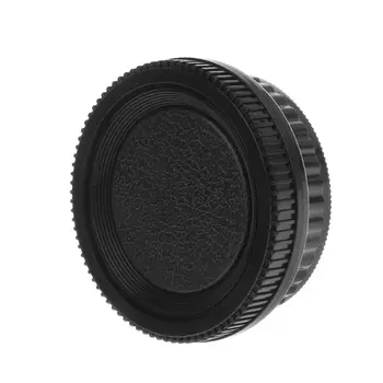 2022 Yeni Arka Lens Gövde Kapağı kamera kılıfı Seti anti-toz vidalı bağlantı Koruma Plastik Siyah Pentax PK DA126