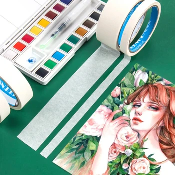 5 Boyutu Suluboya Sanat Maskeleme Bandı Seti Çizim Boş Bırakın Etiket Yeniden Sanat Bantları Dıy Scrapbooking Sticker