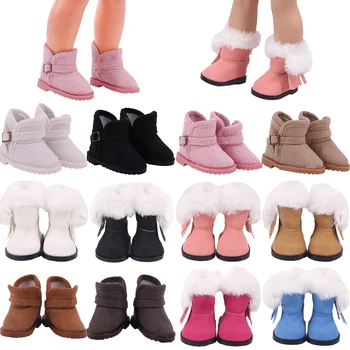 5cm Bebek Ayakkabıları Peluş Çizmeler Renkli kar ayakkabıları Fit 14.5 İnç Amerikan Wellie Dilek Bebek, Nancy Bebek, EXO ve BJD ve Paola Reina Bebek
