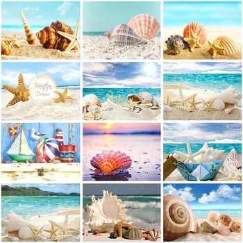 5D Elmas Boyama Denizyıldızı Plaj Kabuk DİY Elmas Nakış Çapraz Dikiş Mozaik Resim Ev Dekorasyon noel hediyesi
