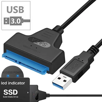 5Gbps 2.5 İnç USB 3.0 Tip c sata Kablosu Adaptörü sabit disk SSD HDD USB 3.0 SATA Sabit Disk Adaptör Kablosu Dönüştürücü