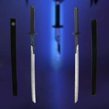 Assassin Makas Yedi 1: 1 Silah Beş Altı Yedi Katil Sihirli Sowrd Kılıç Cosplay Ninja Bıçak 104 cm Silah Prop Anime Süslemeleri