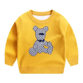 Atlama Metre Yeni Varış Sıcak Satış Bebek Giysileri Kazak Toddler Kış Bahar Giyim Streetwear Çocuk Tişörtü Sevimli Giysiler