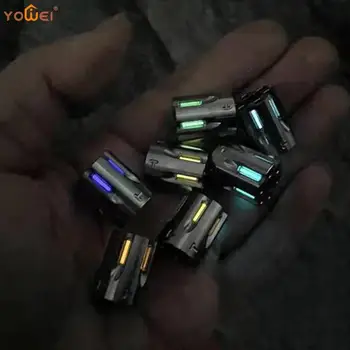 Aydınlık Çubuk Değil Trityum Gaz Çubuk / Cam Aydınlık Tüp parmak cayro EDC Aydınlık Çubuk Açık Sinyal Lambası Parti malzemeleri