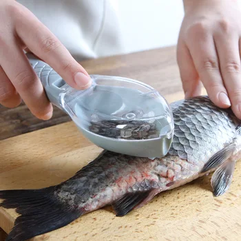 Balık Pulu Aracı Kazıma Balık Kazıyıcı Temizleme Bıçağı Sökücü Temizleyici Öldürmek Balık Bıçağı Kemik Cımbız Mutfak Aksesuarları Gadget