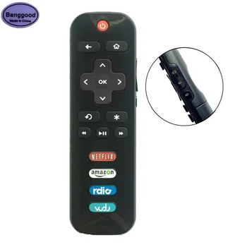 Banggood RC280 Yan Düğme LED HDTV Kablosuz Uzaktan Kumanda için TCL ROKU TV 28S3750 32S3750 ile Rdio Vudu Netflix Amazon
