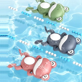 Bebek Banyo Oyuncakları Bebek Banyo Yüzme Banyo Oyuncak Sevimli Kurbağalar Clockwork Banyo Oyuncak Brinquedos Infantil Oyuncaklar Çocuklar için Çocuk Su Eğlenceli