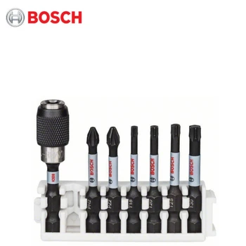 Bosch 2608522327 Bit Set Etki Dayanıklı Vida Bit Arası Bit 50mm 7 Set Parça(PH2,PZ2,T15,T20,T25,T30+Uzantısı Çubuk)