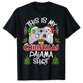 Bu Benim Noel Pijama Santa Şapka Oyun video oyunu Oyunları T-Shirt Özelleştirilmiş Ürünler En Çok Satan