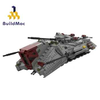 Buildmoc Uzay Savaşları Film UT - AT Savaş Gemisi Uzay Gemisi MOC Set Yapı Taşları Setleri Oyuncaklar Çocuklar Çocuklar için Hediyeler Oyuncak 980 ADET Tuğla