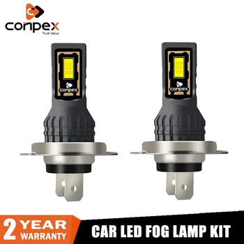 Conpex 2 Adet 9005 HB3 LED Sis ampuller H7 H1 H11 H8 H9 9006 HB4 Otomatik LED Araba Dönüş sinyal ışığı 12V Sürüş Lambası Beyaz