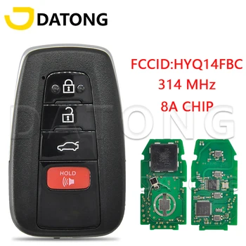 Datong Dünya Araba Uzaktan Anahtar Toyota PRUİS CAMRY 314.3 FSK 8A Çip FCC ID: HYQ14FBC Otomatik Akıllı Anahtarsız giriş Değiştirin Kart Anahtar