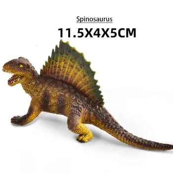 Dinozor Dünya Oyuncaklar Katı Model Oyuncaklar Vintage 5 İnç Tyrannosaurus Rex Stegosaurus Çocuklar Çocuk Bilgi Keşif