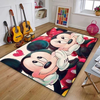 Disney Mickey Minnie Kalın Bebek Emekleme çocuk oyun matı çocuk Mat Halı Oturma Odası için mutfak paspasları Ev Dekor Zemin mat