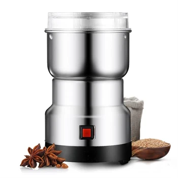 Elektrikli Kahve Değirmeni Elektrikli Mutfak Tahıl Fındık Fasulye Baharat Tahıl Değirmeni Makinesi Çok Fonksiyonlu Ev Kahve Değirmeni