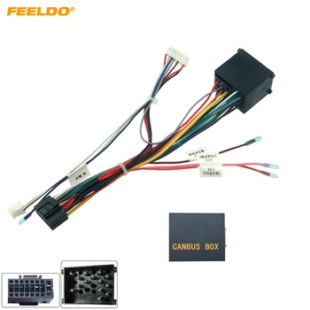 FEELDO Araba 16pin Güç Kablo Demeti Kablo Adaptörü İçin Canbus İle BMW E46 / E39/E53 (99) kurulum Satış Sonrası android müzik seti #6461