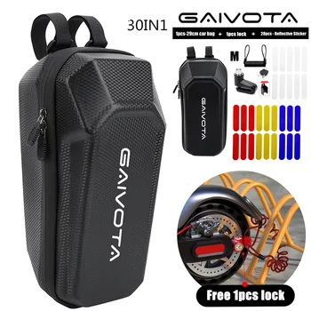 GAIVOTA Elektrikli skuter çantası aksesuarları elektrikli skuter çantası su geçirmez evrensel scooter ön çanta bisiklet çantası ile kilit