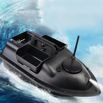 GPS Akıllı Dönüş Balık Bulucu RC Balıkçı teknesi Cruise GPS Konumlandırma 500M Independentt Kontrol 3 Hazne LCD Ekran RC kumandalı olta atıcı tekne