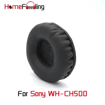 Homefeeling Kulak Pedleri Sony WH CH500 WH-CH500 Kulak Yastıkları Yuvarlak Evrensel Deri Yedek Parçalar Kulak Yastıkları